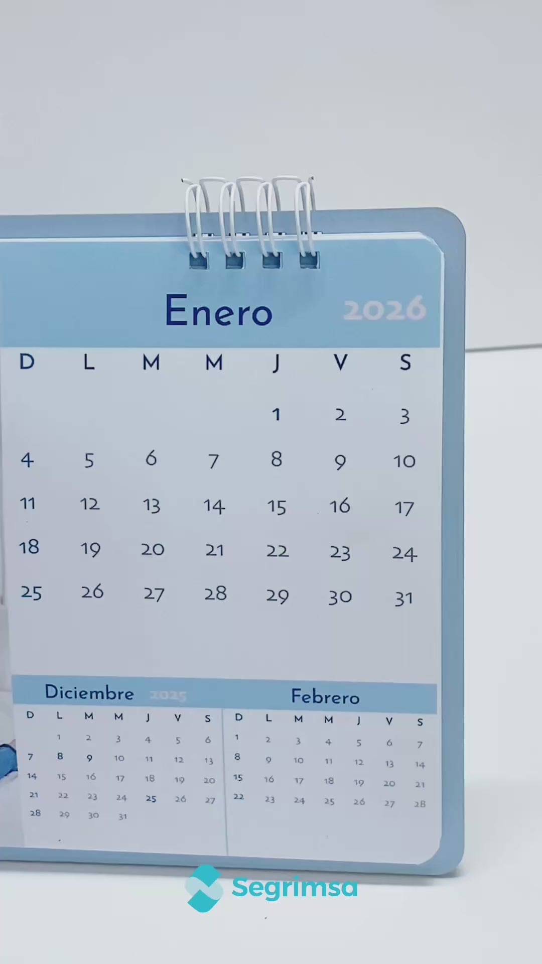 Calendario de Escritorio - 2026